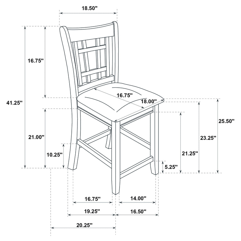 Lavon 5 Pc Counter Height Dining Sets