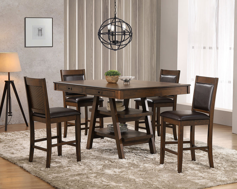 Dewey 5 Pc Counter Height Dining Sets