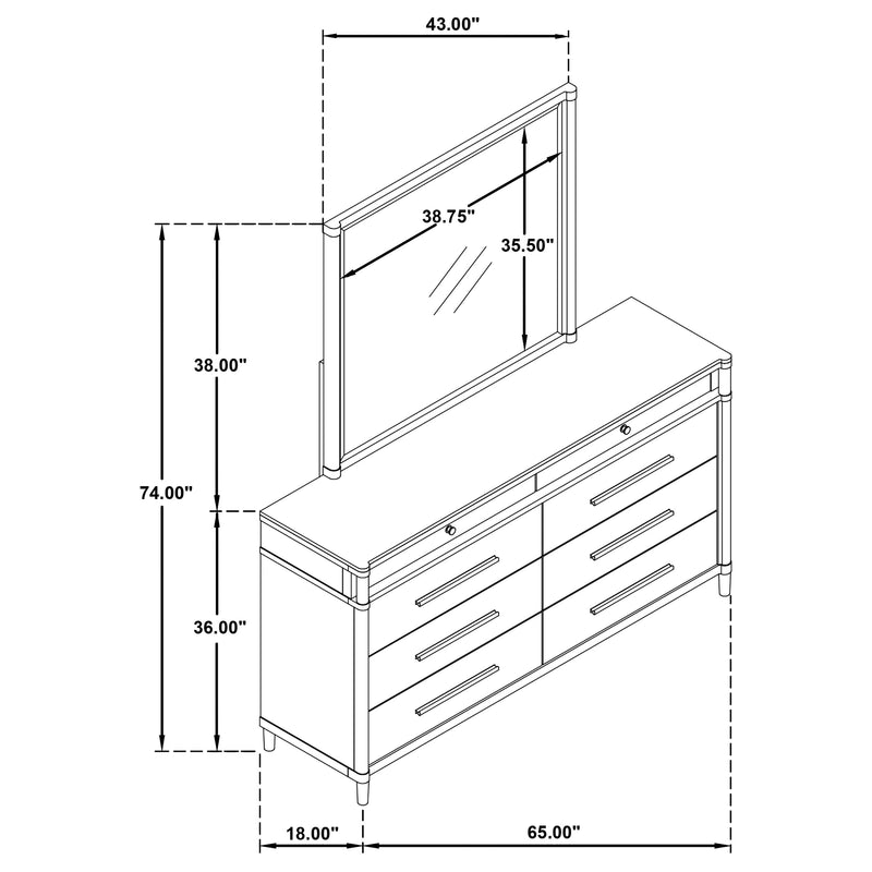 Gracemont Dresser with Mirror