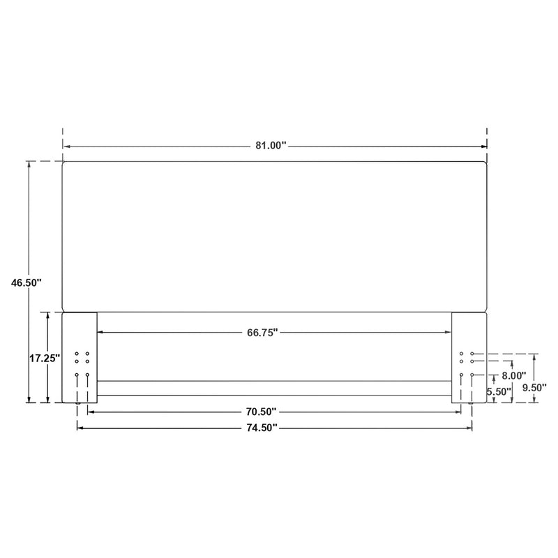 Izzy Eastern / California King Headboard