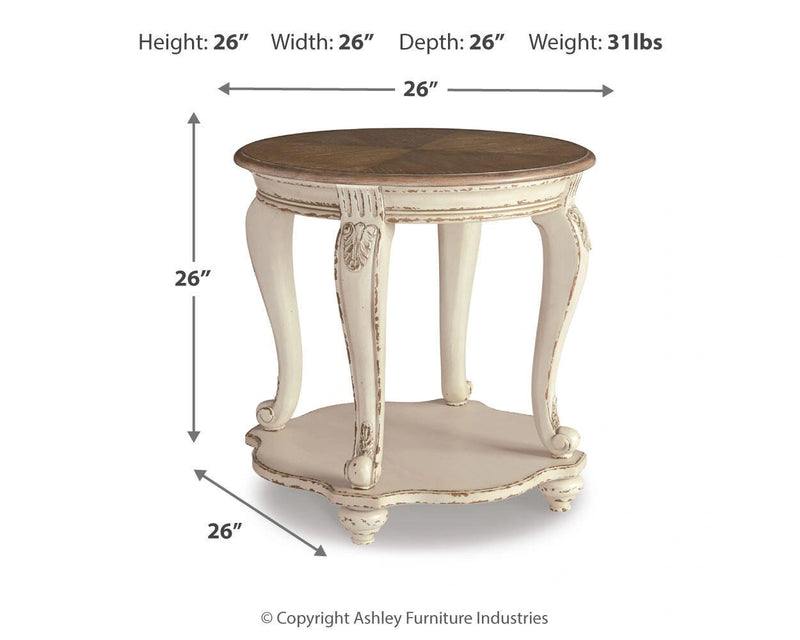 Realyn End Table Set