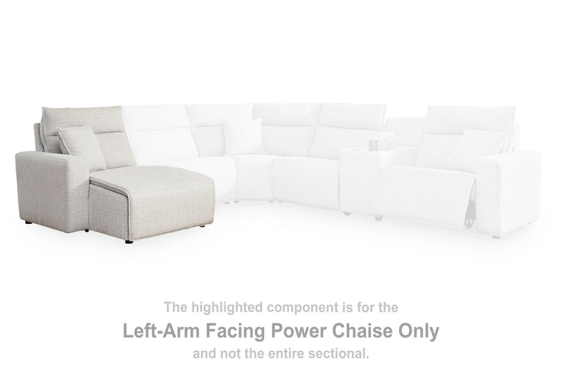 Modmax II Power Reclining Sectional with Chaise and Consoles