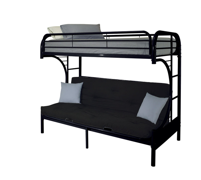 Eclipse Black Bunk Bed (Twin XL/Queen/Futon)