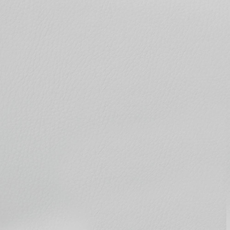 Bianca Upholstered Adjustable Bar Stools White and Chrome (Set of 2)